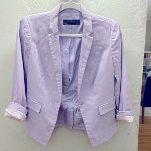 Iight purple blazer jacket